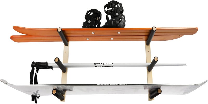 BEARUT Skateboard Rack Longboard Storage Rack, Ski Snowboard Holder Wall Mount Floating Shelf, Skateboard Organizer - Image 3